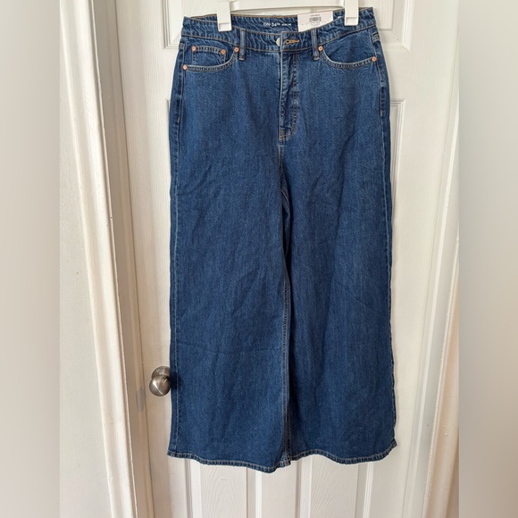 on 34 Denim - Classic wide Leg Blue Denim Women's Jeans on 34th Y2K 90s